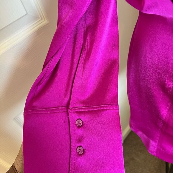 H&M Magenta Shirt Dress. Size Small NWT - Picture 10 of 12